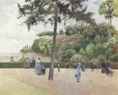 El jardín de la ciudad, Pontoise de Camille Jacob Pissarro